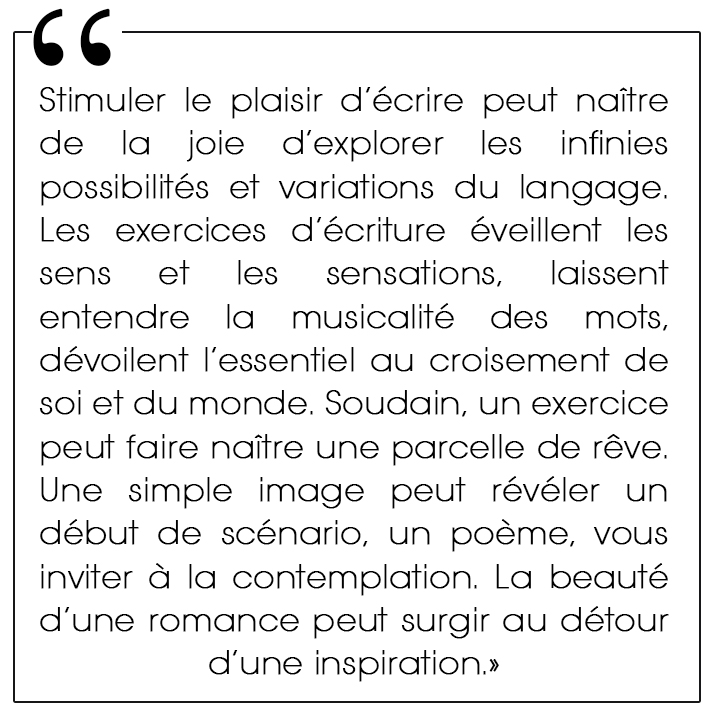 atelier d'écriture du soir - citation
