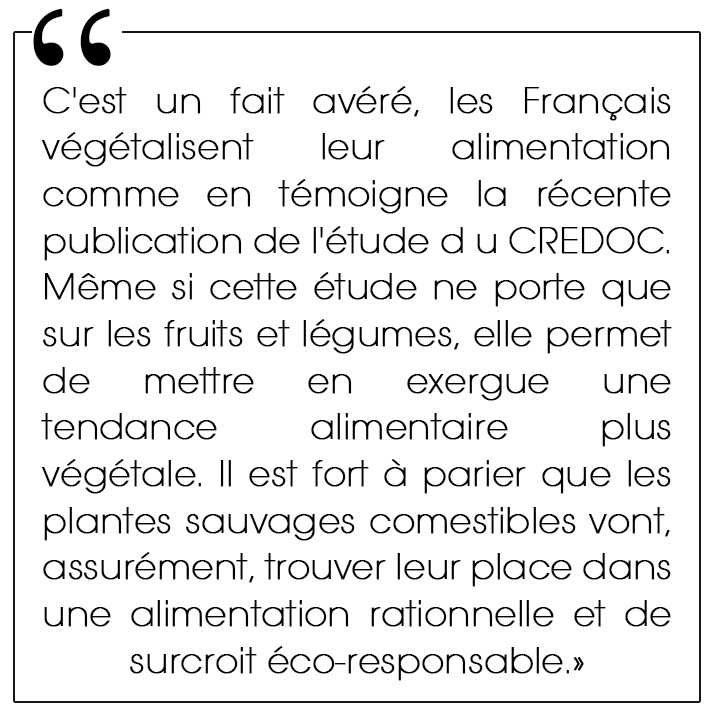 interets nutritionnels des plantes sauvages - citation