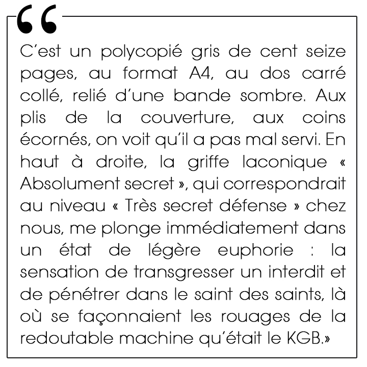 L'entretien d'embauche au KGB, Iegor Gran