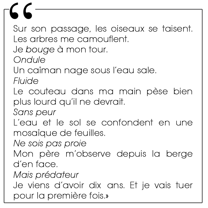 Mordre, Julien Guerville aux Éditions Julliard