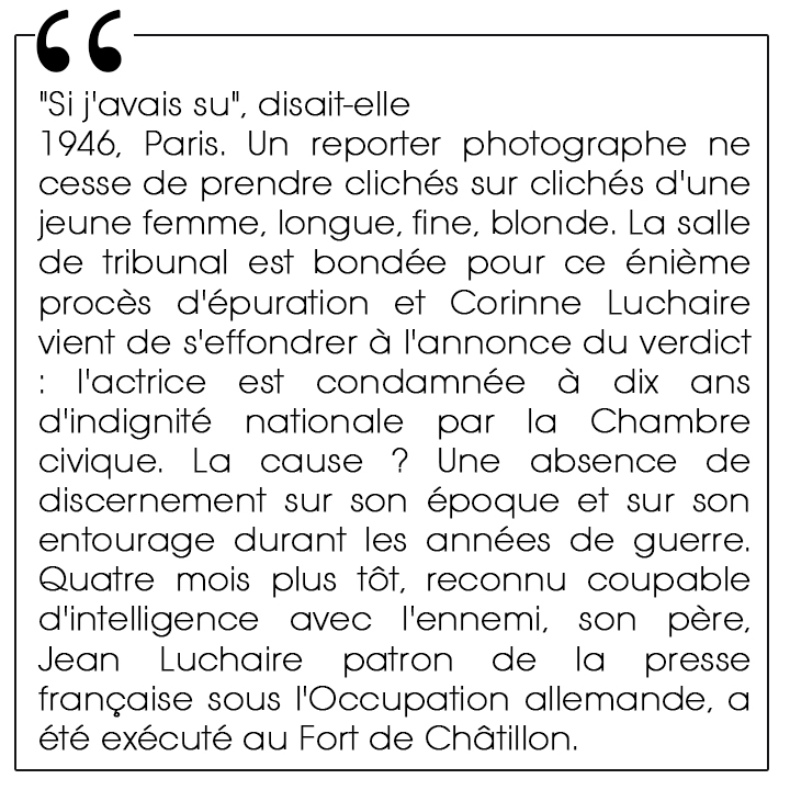 Corinne Luchaire, un colibri dans la tempête de Carole Wrona aux Éditions du 81