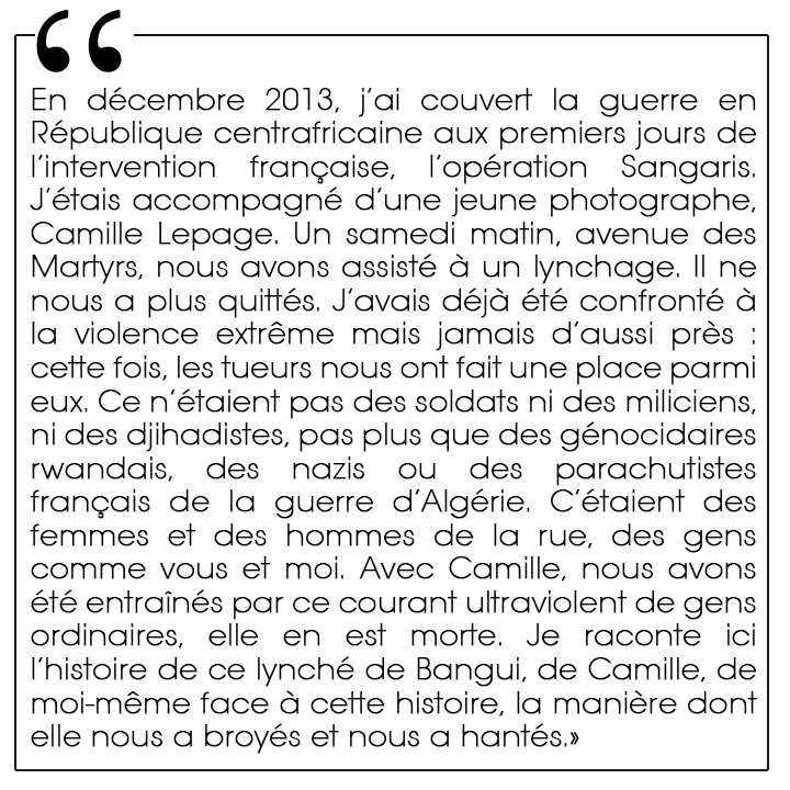 La fureur et l'extase, Laurent Larcher aux Éditions Bayard