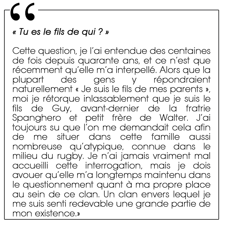 Au nom du clan - Entre héritage, transmission et loyautés : comment écrire son histoire, Philippe Spanghero aux Éditions Alisio