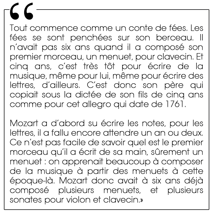 Mozart, prodige et révolté, Olivier Dejours aux Éditions Bayard - Collection Les petites conférences