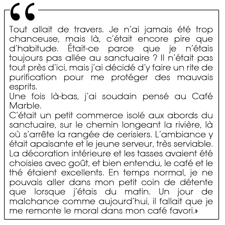 Un lundi parfum matcha, Michiko Aoyama, aux Editions Nami