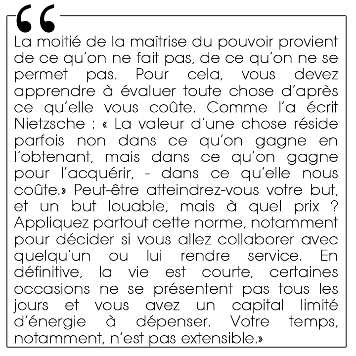 Power Les 48 lois du pouvoir, Robert Greene aux Éditions Alisio