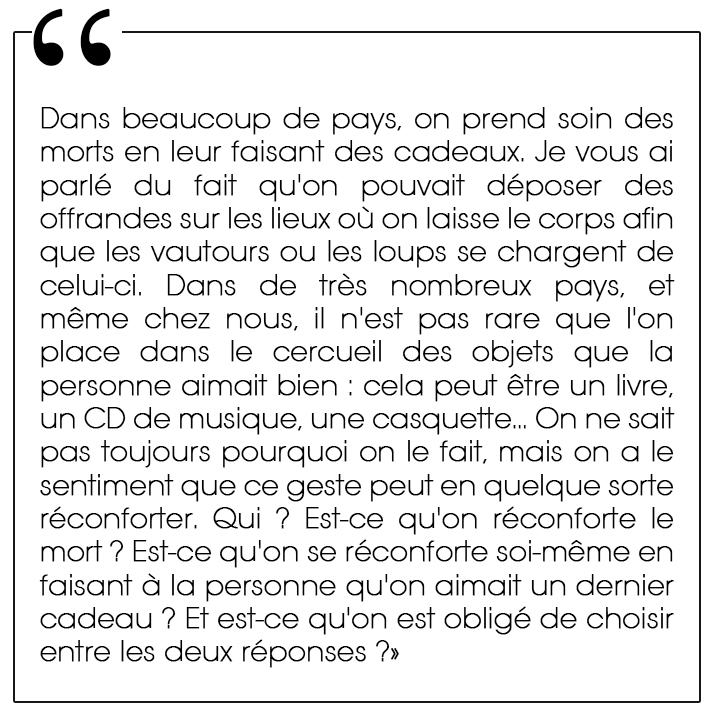 Où s'en vont les gens qui meurent ? Vinciane Despret aux Éditions Bayard - Collection Les petites conférences