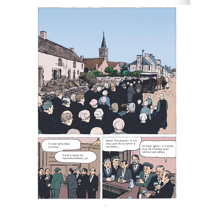 Champs de bataille - L'histoire enfouie du remembrement, Inès Léraud et Pierre Van Hove aux Éditions Delcourt