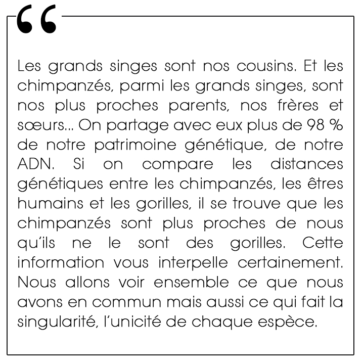 Apprendre des chimpanzés de Sabrina Krief aux Éditions Bayard - Collection Les petites conférences