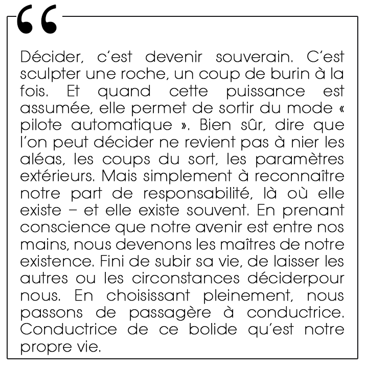 RISE La méthode pour enfin décider, Bénédicte Burguet-Journé aux Éditions Alisio